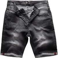 Rock Creek Jeansshorts Herren Shorts Denim Dunkelgrau RC-2214