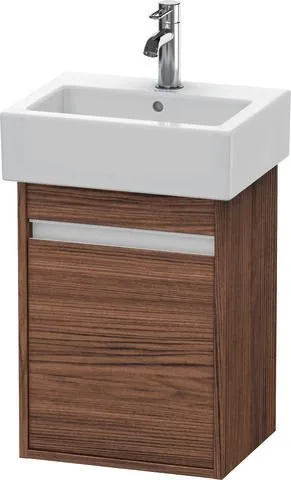 Duravit Ketho Waschtischunterbau wandhängend Nussbaum dunkel Matt 400x320x550 mm - KT6630L2121 KT6630L2121