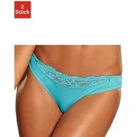 Nuance by Lascana Slip (Packung, 2 Stück) mit Spitzeneinsatz vorne