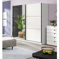 Home affaire Schwebetürenschrank Sierra Kleiderschrank mit Spiegel Wäscheschrank Garderobe Topseller INKLUSIVE Inneneinteilung, FSC®-Zertifiziert, OTTOs Choice