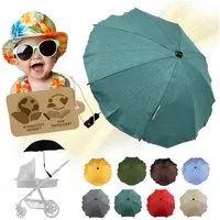 BambiniWelt by Rafael K. Kinderwagen-Sonnenschutzhülle Sonnenschirm Sonnenschutz für Kinderwagen Buggy Jogger universal UV50+, UV 50+ Schutz