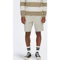 ONLY & SONS Shorts ONSLINUS 0007 COT LIN SHORTS NOOS Baumwolle mit Leinen, normal geschnitten