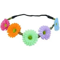 Das Kostümland Kostüm Blumen Haarband mit Margeriten - Bunt