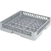 Morleos Geschirrspüleinsatz Gastro Besteckspülkorb 50x50 cm für Profi Spülmaschinen, Zubehör für für Geschirrspüler, Gastro Spülkorb für Besteck ohne Einteilung (feinmaschig)
