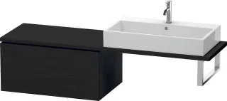 Duravit L-Cube Unterschrank für Konsole Eiche Schwarz Matt 820x547x400 mm - LC583401616 LC583401616