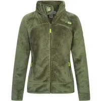 Geographical Norway Fleecejacke Damen Teddy Fleece Jacke Herbst Frühlings Jacke Sweater Übergangsjacke