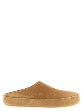 Marsell Beige Kalbsleder Pantoletten