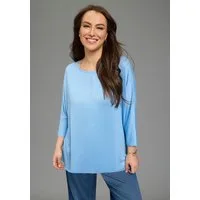 Laura Scott CURVE 3/4 Arm-Pullover Große Größen leichter Jerseystrick mit fließender, figurschmeichelnder Passform