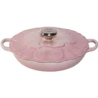 LE CREUSET Kochtopf Gourmet-Profitopf Blume 26 cm shell