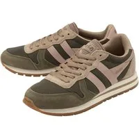 Gola Daytona Chute khakigrün/cappuccinobraun/korallenrosa Damen Sneaker