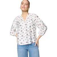 Zero Schlupfbluse Damen mit Blumen