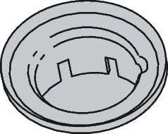 Hansgrohe Schlauchfutter 3-Loch Wannenarmatur , 97746000 97746000