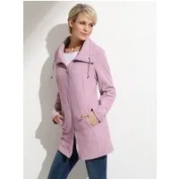 Sieh an! Fleecejacke Long-Fleecejacke Langarm