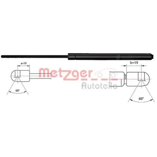 Metzger Gasfeder f?r Kofferraum Ford S-Max