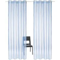 OTTO home Gardine Dimona (2 St), Ösen, transparent, Voile, 2er-Set, transparent, Voile, Polyester