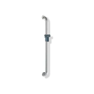 Hewi 805 Brausehalter 805.33.E0192 für 805.33 und 805.35, Edelstahl geschliffen, anthrazitgrau