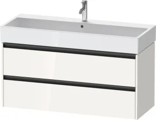 Duravit Ketho.2 Waschtischunterbau wandhängend Weiß Hochglanz 1184x460x549 mm - K25279022220000 K25279022220000