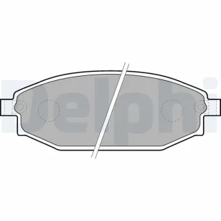 Delphi Bremsbel?ge vorne GALLOPER Hyundai Mitsubishi