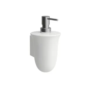 LAUFEN Seifenspender The New Classic, 105x95x125 Saphirkeramik weiss matt, H8738557570001 H8738557570001