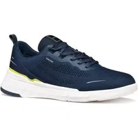 Geox U VITTOUR Sneaker Halbschuh, Freizeitschuh, Schnürer mit Kontrastbesatz