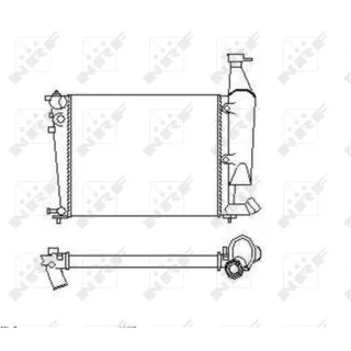 NRF K?hler f?r Antriebsbatterie Citroen Berlingo Peugeot Partner 54676