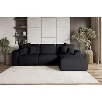 99rooms Ecksofa Gusto, Sofa L-Form, Eckcouch, mit Schlaffunktion, abnehmbaren Rückenkissen, Bezug-Strukturstoff NEVE