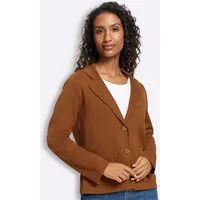 heine Blusenblazer Strickblazer Langarm