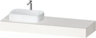 Duravit Qatego Konsole Weiß Supermatt 1600x550x170 mm - QA4806084840000 QA4806084840000