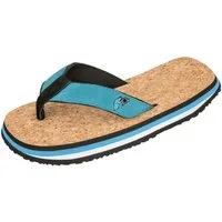 F2 F2 Damen Schuhe Beach Slipper Comfort Flip Flops 36/37 Blau 2024/25 Slipper