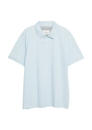 s.Oliver - Polo-Shirt blau - Gr. - 5XL