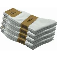 GAWILO Basicsocken für Herren aus 100% Baumwolle - ohne Gummi - ohne drückende Naht (12 Paar) in schwarz, weiß & blau - für Preisbewusste in ansprechender Qualität