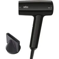Braun Haartrockner HD1.5, kompakter und leichter Föhn, BRHD150E, 1800 W, 1800W, 3 Heiz- und Geschwindigkeitsstufen, Fön mit Aufsatz