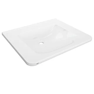 KWC Aquarotter Einzelwaschtisch, MEDCARE, MIRANIT, 650x150x550 mm, weiß, 2030072431 2030072431