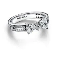 Pandora Fingerring Pandora Sterling silver Cubic Zirconia Clear 193552C01 Damenring