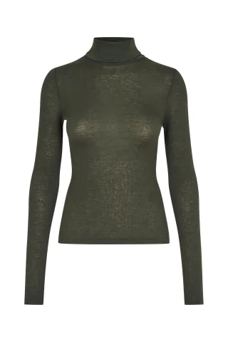 samsøe & samsøe - Rollkragenpullover - SASONNET grün - Gr. - L