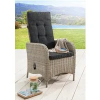 Destiny Gartensessel PALMA (Set, 2-St), Aluminium, Polyrattan, inkl. Auflagen