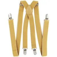 axy Hosenträger Herren Hosenträger mit Glitzerfäden 4 Stabile Clips X-Form 2,5cm Breit verstellbar und elastisch 120cm Lang