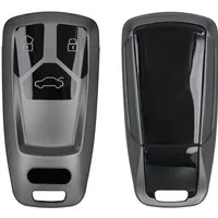 kwmobile Schlüsseltasche Autoschlüssel Hülle für Audi (1-tlg), Schlüsselhülle Silikon Case Schlüssel Cover