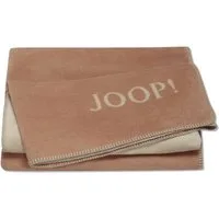 JOOP! Tagesdecke JOOP! Uni-Doubleface Plaid / Decke Kupfer-Sand 150 x 200cm
