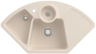 Villeroy & Boch Solo Eck Eckspüle 670801 1075x600mm, 670801FU 670801FU