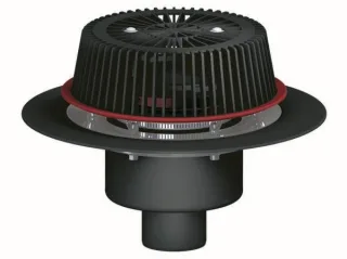 DALLMER Notablauf SuperDrain 62, mit Schraubflansch, DN 70, 671608 671608
