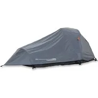 Lumaland Kuppelzelt Aufbau in unter 2 Minuten, Pop Up Wurfzelt 245x160x95 Camping Festival ultraleicht, wasserdicht