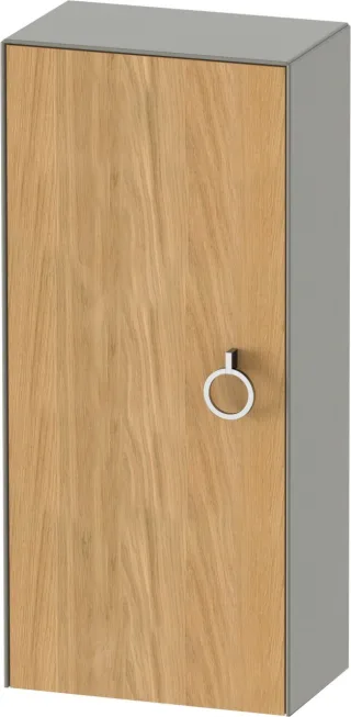 Duravit White Tulip Halbhochschrank Natur Eiche & Stein Grau Matt & Seidenmatt 400x240x880 mm - WT13 WT1323LH592