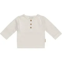 Sterntaler® Langarmshirt Hemd Leinenoptik (1-tlg) Hemd Leinenoptik vorn, Jersey hinten, Knopfleiste, Ärmelsaum-Umschlag