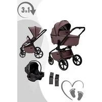 Moon Kombi-Kinderwagen Resea 2.0 Komkinderwagen 3in1-Set mit Cosmo 2.0, mit Sportsitz, Babywanne, Babyschale, Neugeboreneneinsatz