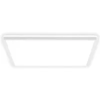 B.K.Licht LED Panel SHALLOW, LED fest integriert, Neutralweiß, 24x24x3 cm, Badlampe, Badezimmer, Küche, Wohnzimmer