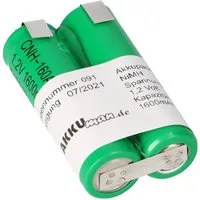 Akkupack 2,4V 1600mAh Spezial Industrie Akku AA Mignon Reihe Lötfahne Akku