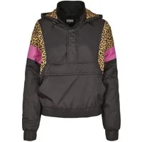 URBAN CLASSICS Allwetterjacke Urban Classics Damen Ladies AOP Mixed Pull Over Jacket (1-St)