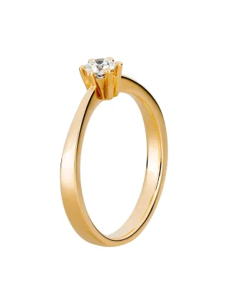 Orolino Ring Gold 750 mit natürlichem Brillant 0,25ct.