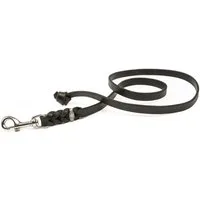 CopcoPet Hundeleine Lederleine ohne Handschlaufe Verchromt, Leder